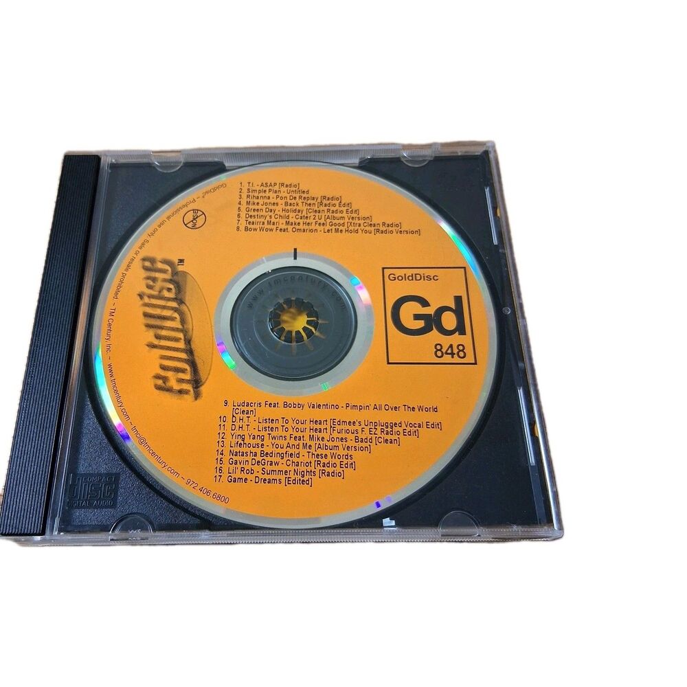 TM Century GoldDisc 848 Radio Promo CD August 2005 T.I. Ludacris Mike Jones
